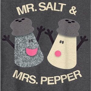 Blue’s Clues Mr. Salt & Mrs. Pepper Adult TShirt 2XL - Nickelodeon/ Nick Jr.